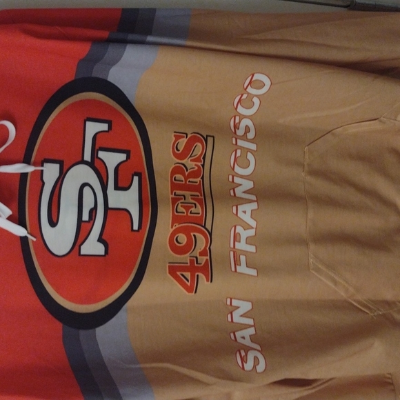 49ers hoodie.NFL,XL, red and gold. Perfect condition. - Picture 2 of 7